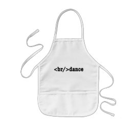 breakdance HTML Code Kids' Apron