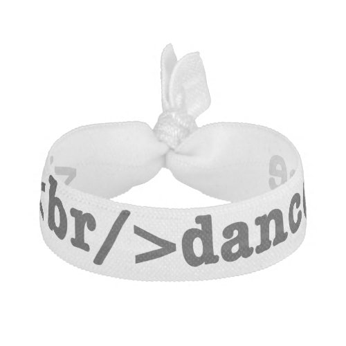 breakdance HTML Code Ribbon Hair Tie