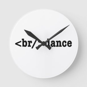 breakdance HTML Code Round Clock