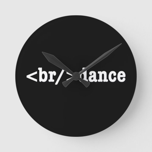 breakdance HTML Code Round Clock