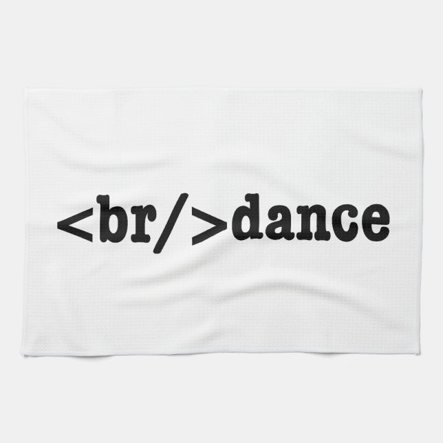 breakdance HTML Code Towel (Horizontal)