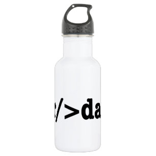 breakdance HTML Code Water Bottle