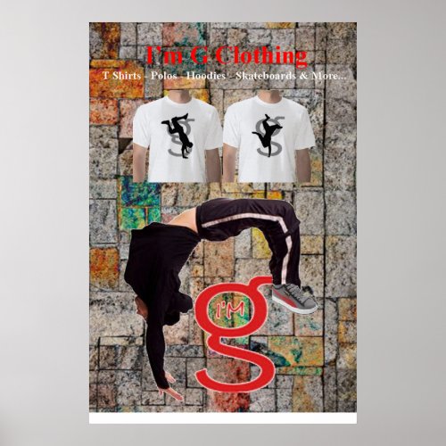 Breakdance Poster from Im G Clothing