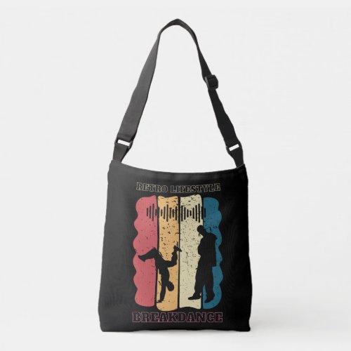 Breakdance retro lifestyle Crossbody Bags