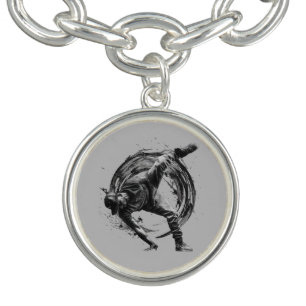 Breakdance Urban Style Monochrome Motion Art Bracelet