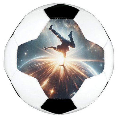 Breakdancer in action Ai Action in the Galaxy Soccer Ball