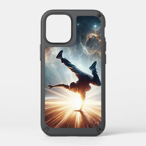 Breakdancer in action Ai Action in the Galaxy Speck iPhone 12 Mini Case