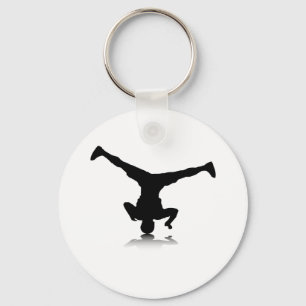 Breakdancer (spin) keychain
