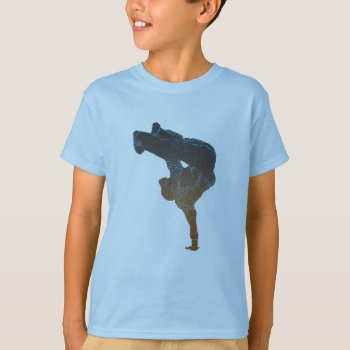 Breakdancer T-shirt by orangemoonapparel at Zazzle