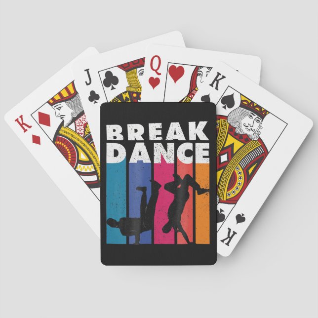 Breakdancing  - Breakdance 90s Hip Hop Hiphop Poker Cards (Back)