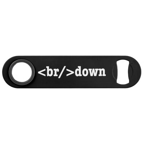 breakdown HTML Code Bar Key
