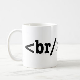 breakdown HTML Code Coffee Mug