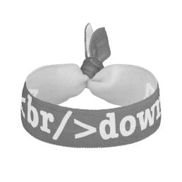 breakdown HTML Code Hair Tie