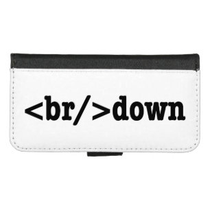 breakdown HTML Code iPhone 8/7 Wallet Case