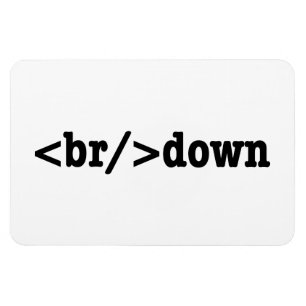 breakdown HTML Code Magnet