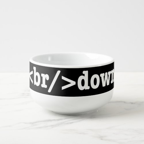 breakdown HTML Code Soup Mug