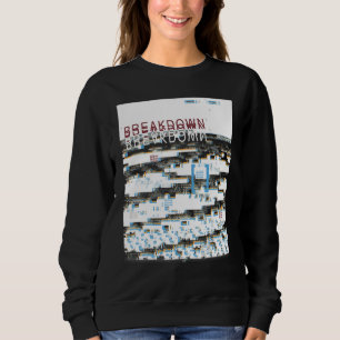 Breakdown Retro Computer Glitch Geek Programmer Ne Sweatshirt