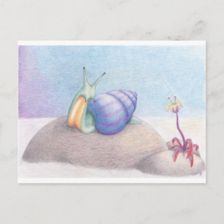 Breakfast above the clouds postcard