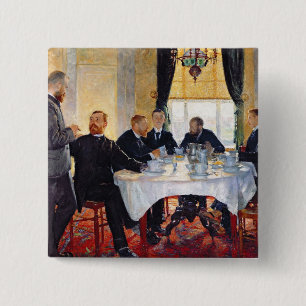 Breakfast at Blankenberghe Pinback Button