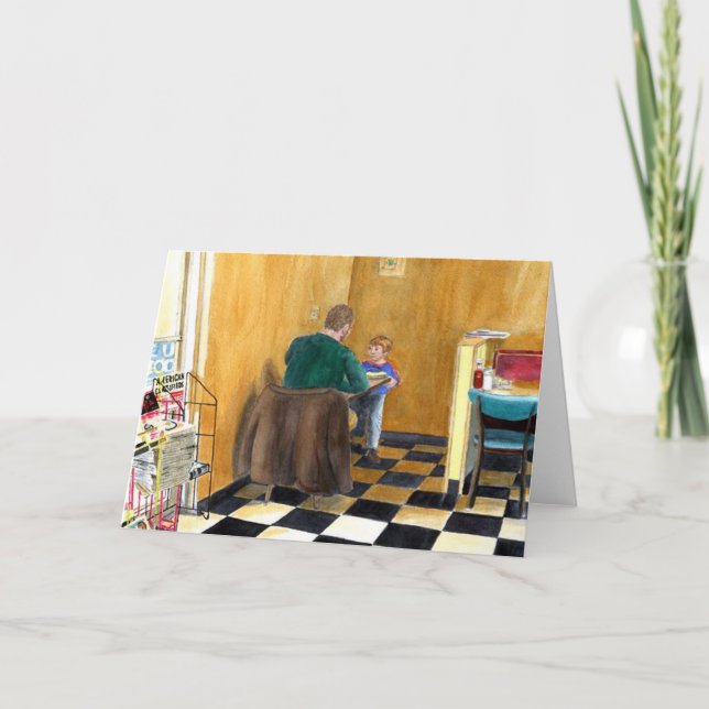 Breakfast at Duffy's Greeting Card (Front)