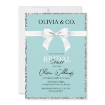 Breakfast at Tiffany's Bridal shower invitation