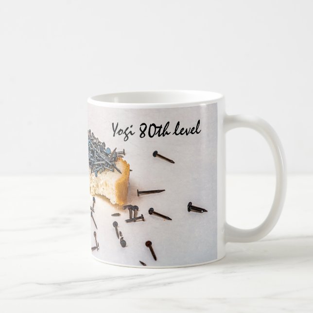 Breakfast at yoga school coffee mug (Right)