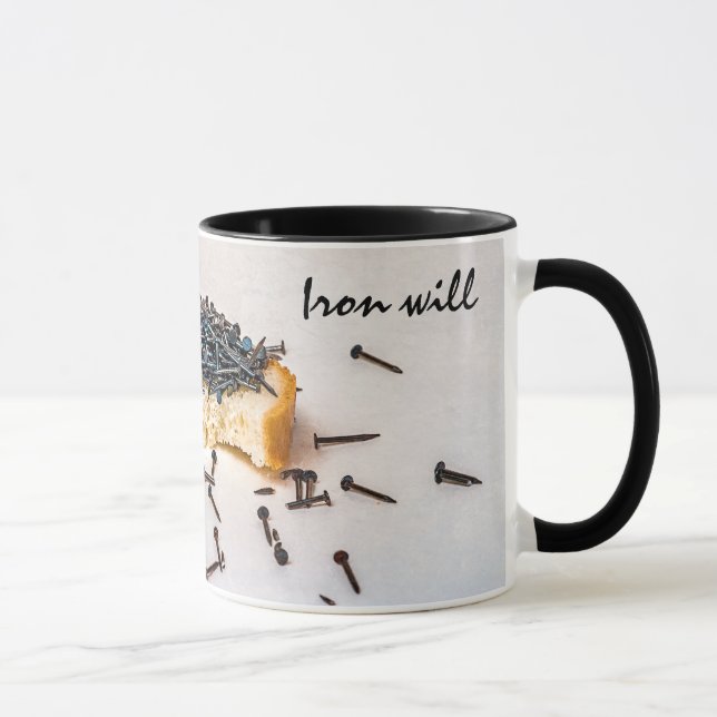 Breakfast at yoga school mug (Right)