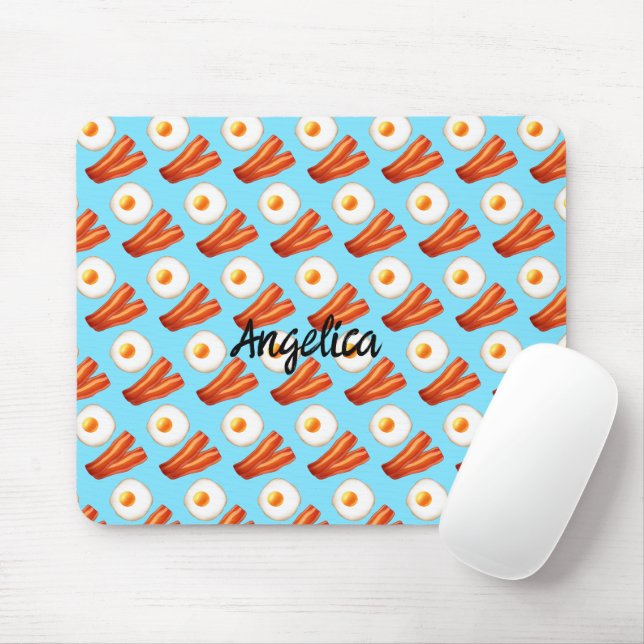 Breakfast Bacon And Egg  Mouse Pad (With Mouse)