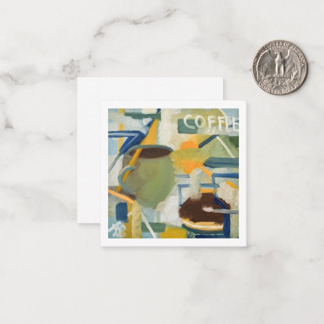 Breakfast Blend Note Card (Front/Back In Situ)