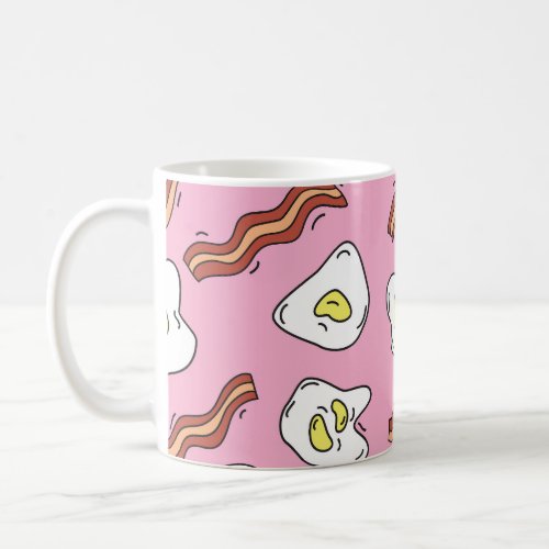 Breakfast Bonanza Cartoon Delights Coffee Mug