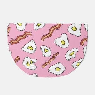Breakfast Bonanza: Cartoon Delights Doormat