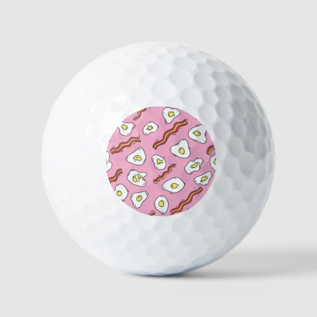 Breakfast Bonanza: Cartoon Delights Golf Balls (Front)