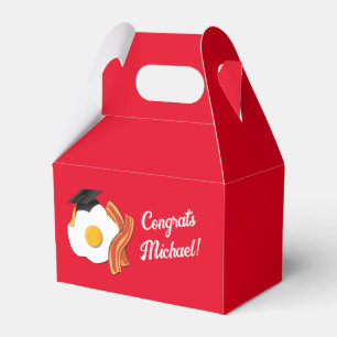 Breakfast Brunch Graduation Party Favor Boxes