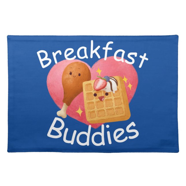 Breakfast Buddies Cloth Placemat (Front)