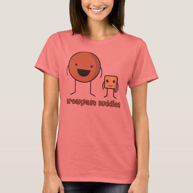 Breakfast Buddies Ringer T-Shirt (Front)