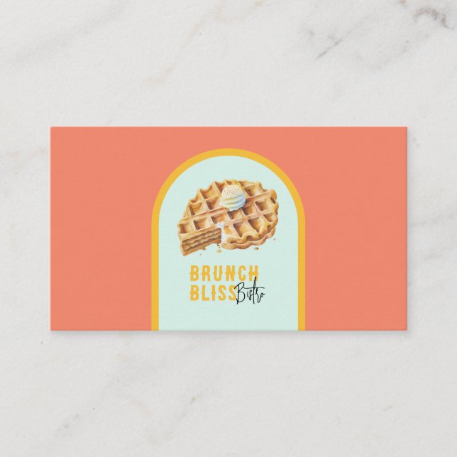 Breakfast Cafe Business Card (Front)