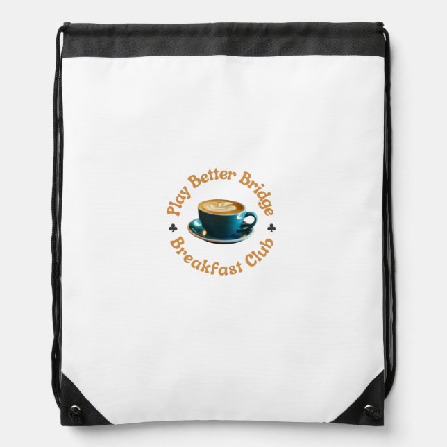 Breakfast Club Drawstring Backpack (Front)