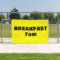 Breakfast Custom Yellow Business Outdoor 