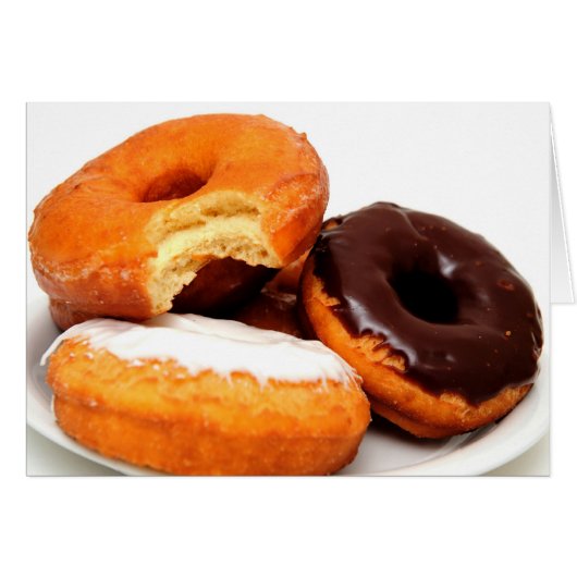 Breakfast Doughnut Cards (Front Horizontal)