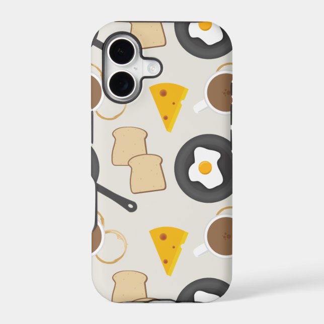 breakfast eggs iphone case (Back)