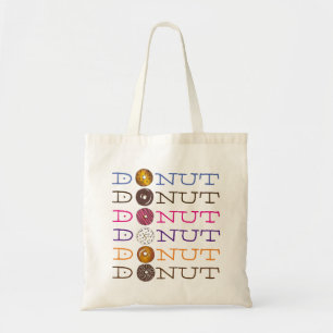 Breakfast Food Doughnut Donut Donuts Tote Bag