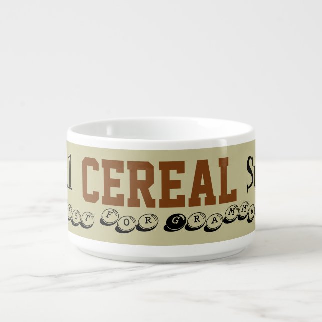 Breakfast for Grammar Nerds Bowl (Center)