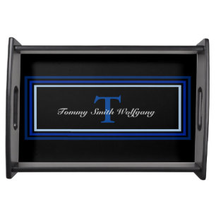 breakfast in bed, customizable monogram serving tray