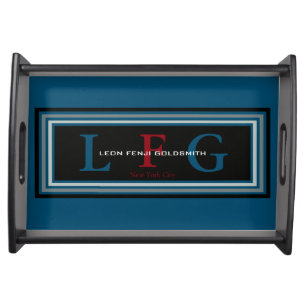 breakfast in bed monogram / personalized serving tray