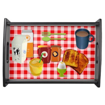 Breakfast In Bed Serving Tray by funny_tshirt at Zazzle