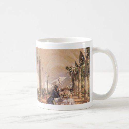 Breakfast in the Loggia by John Singer Sargent Coffee Mug