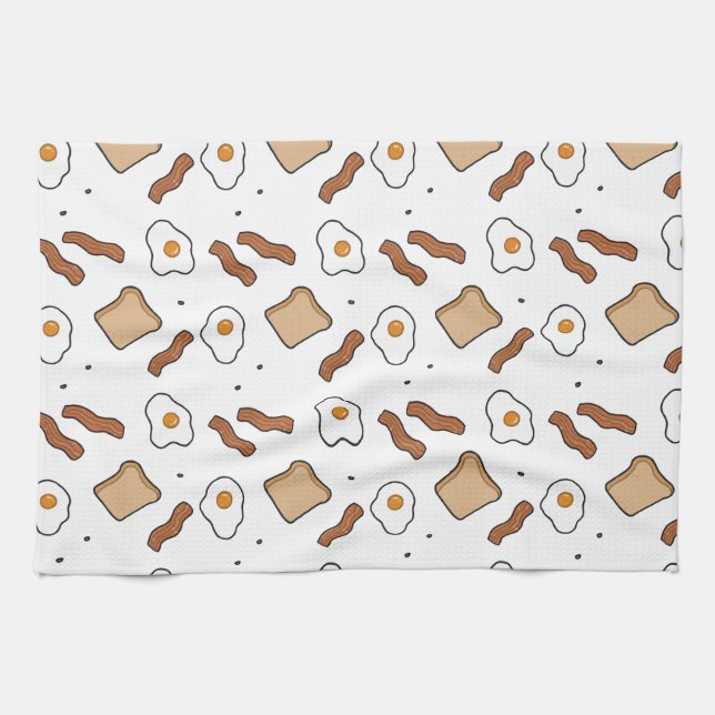 Breakfast Kitchen Towel (Horizontal)