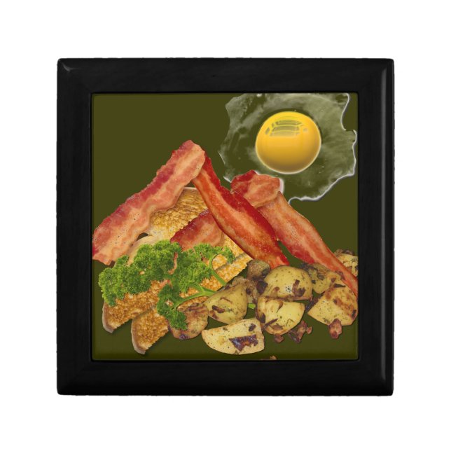Breakfast Landscape Bacon Eggs Gift Box (Front)
