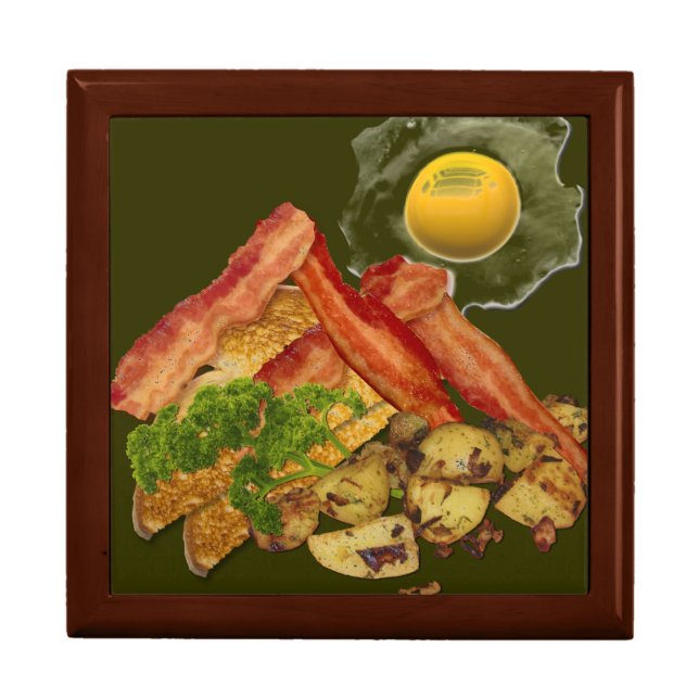 Breakfast Landscape Bacon Eggs Gift Box (Front)