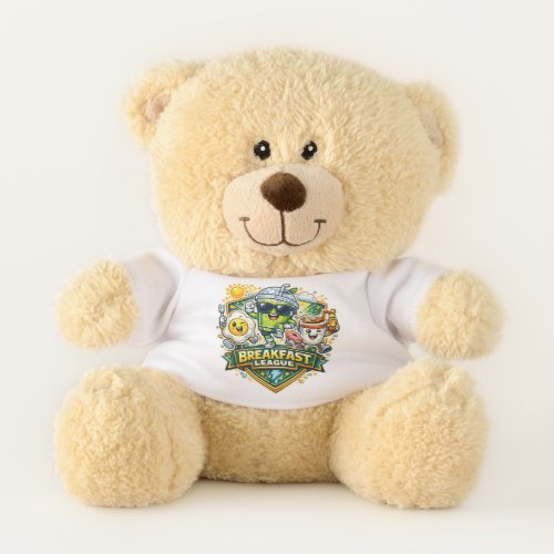 Breakfast League Badge Teddy Bear